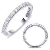 White Gold Matching Band